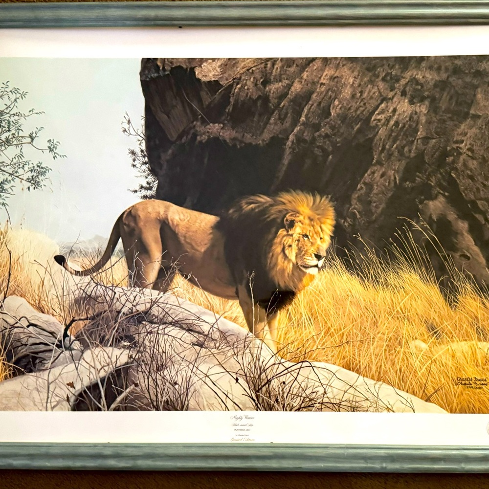 Mighty Warrior by the artist, by  Charles Frace.Signed and numbered  print.